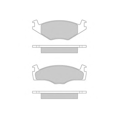 Photo Brake Pad Set, disc brake E.T.F. 120261