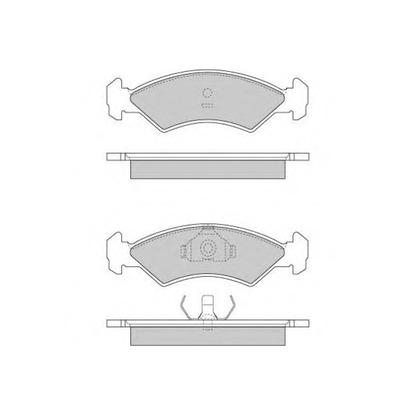 Foto Kit pastiglie freno, Freno a disco E.T.F. 120263