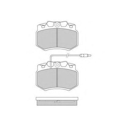 Photo Brake Pad Set, disc brake E.T.F. 120276