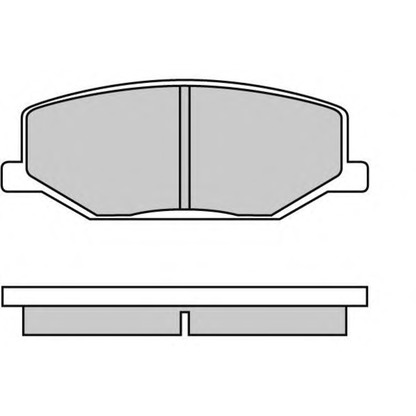 Фото Комплект тормозных колодок, дисковый тормоз E.T.F. 120278