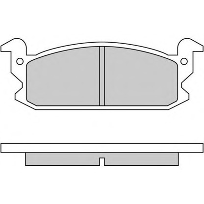 Zdjęcie Zestaw klocków hamulcowych, hamulce tarczowe E.T.F. 120280