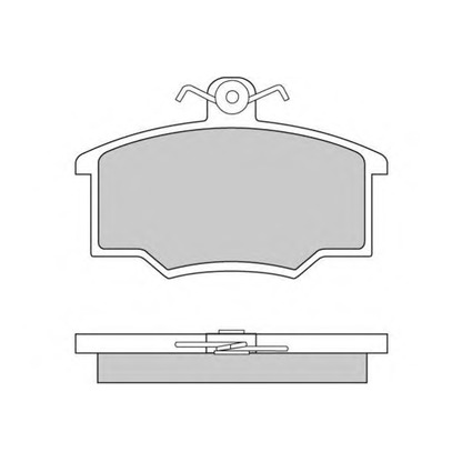Zdjęcie Zestaw klocków hamulcowych, hamulce tarczowe E.T.F. 120281