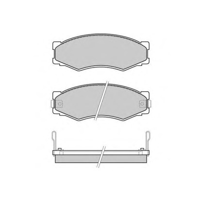 Photo Brake Pad Set, disc brake E.T.F. 120301