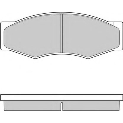 Zdjęcie Zestaw klocków hamulcowych, hamulce tarczowe E.T.F. 120302