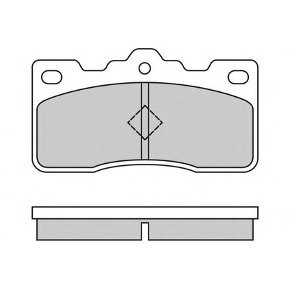 Photo Brake Pad Set, disc brake E.T.F. 120306