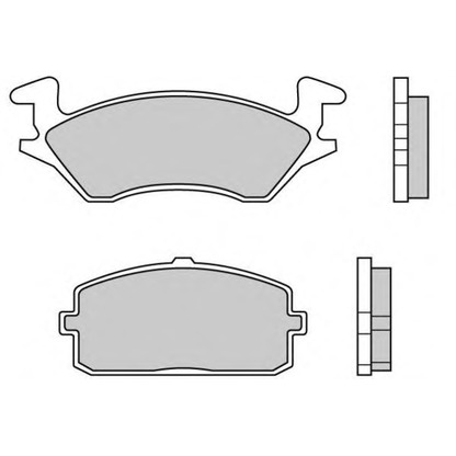 Zdjęcie Zestaw klocków hamulcowych, hamulce tarczowe E.T.F. 120324