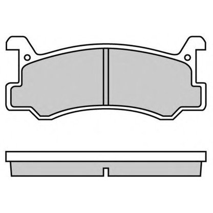 Фото Комплект тормозных колодок, дисковый тормоз E.T.F. 120328