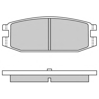 Zdjęcie Zestaw klocków hamulcowych, hamulce tarczowe E.T.F. 120331