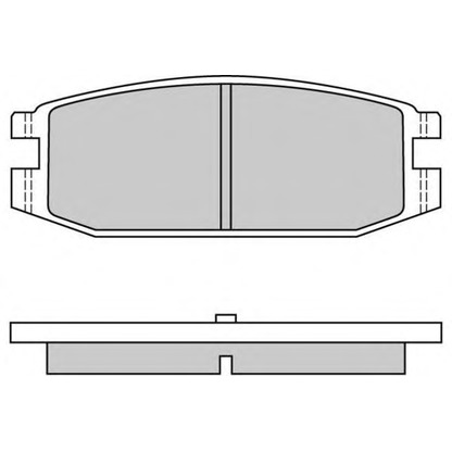 Photo Brake Pad Set, disc brake E.T.F. 120331