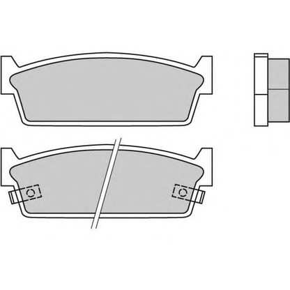 Zdjęcie Zestaw klocków hamulcowych, hamulce tarczowe E.T.F. 120347