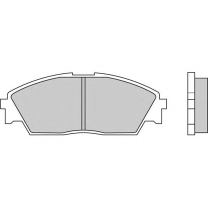 Zdjęcie Zestaw klocków hamulcowych, hamulce tarczowe E.T.F. 120350