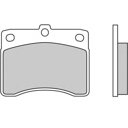 Photo Brake Pad Set, disc brake E.T.F. 120353