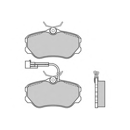 Photo Brake Pad Set, disc brake E.T.F. 120385