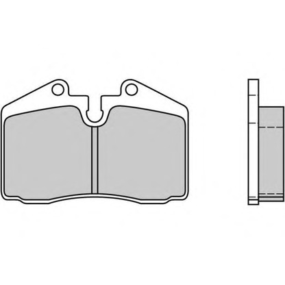 Photo Brake Pad Set, disc brake E.T.F. 120399