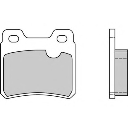 Фото Комплект тормозных колодок, дисковый тормоз E.T.F. 120418