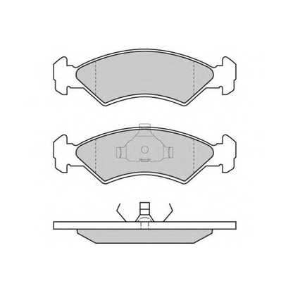 Photo Brake Pad Set, disc brake E.T.F. 120427