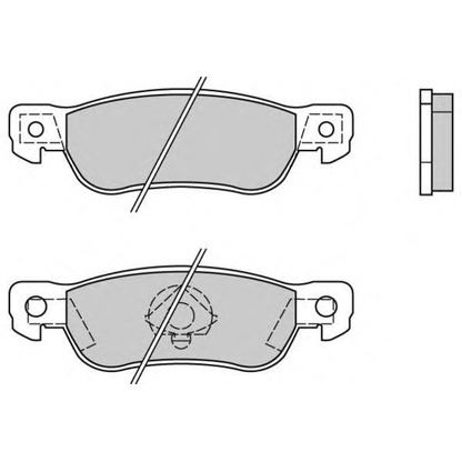 Photo Brake Pad Set, disc brake E.T.F. 120436