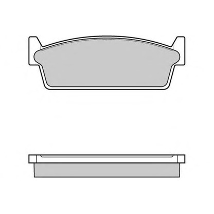 Photo Brake Pad Set, disc brake E.T.F. 120440