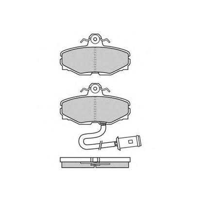 Zdjęcie Zestaw klocków hamulcowych, hamulce tarczowe E.T.F. 120454