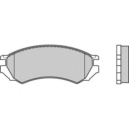 Zdjęcie Zestaw klocków hamulcowych, hamulce tarczowe E.T.F. 120468