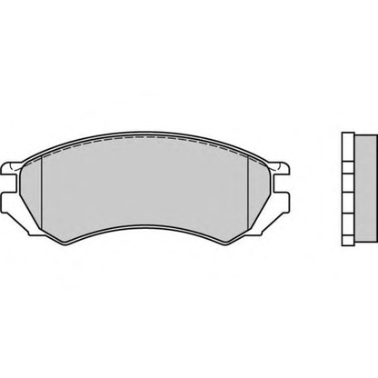 Photo Brake Pad Set, disc brake E.T.F. 120468