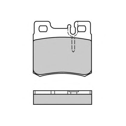 Фото Комплект тормозных колодок, дисковый тормоз E.T.F. 120495