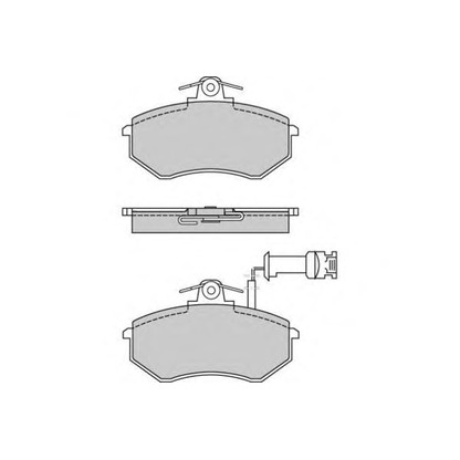 Photo Brake Pad Set, disc brake E.T.F. 120497