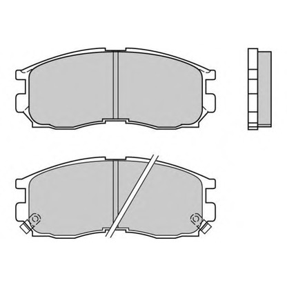 Photo Brake Pad Set, disc brake E.T.F. 120509