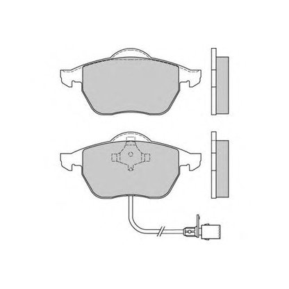 Photo Brake Pad Set, disc brake E.T.F. 120516