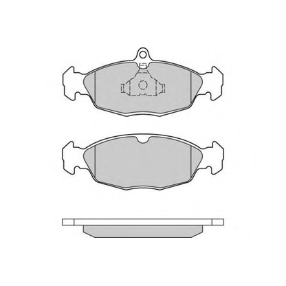Zdjęcie Zestaw klocków hamulcowych, hamulce tarczowe E.T.F. 120520