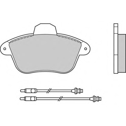 Photo Brake Pad Set, disc brake E.T.F. 120522