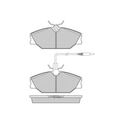 Zdjęcie Zestaw klocków hamulcowych, hamulce tarczowe E.T.F. 120527