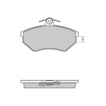 Фото Комплект тормозных колодок, дисковый тормоз E.T.F. 120531
