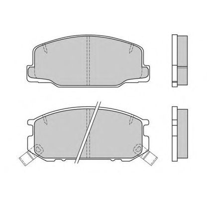 Photo Brake Pad Set, disc brake E.T.F. 120537