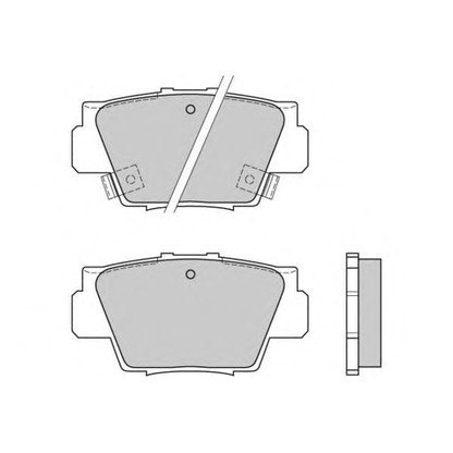 Zdjęcie Zestaw klocków hamulcowych, hamulce tarczowe E.T.F. 120545