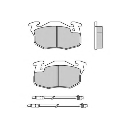 Photo Brake Pad Set, disc brake E.T.F. 120551