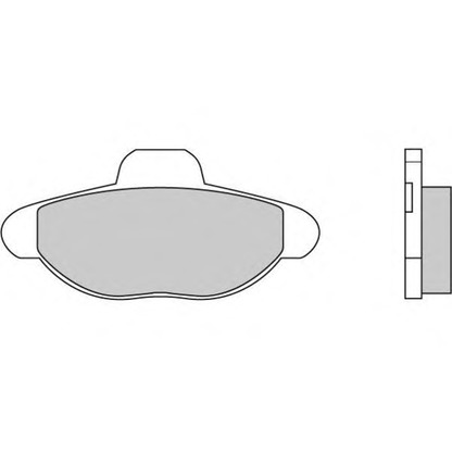 Photo Brake Pad Set, disc brake E.T.F. 120552