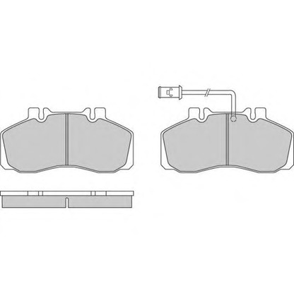 Photo Brake Pad Set, disc brake E.T.F. 120568