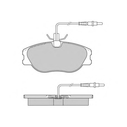 Photo Brake Pad Set, disc brake E.T.F. 120598