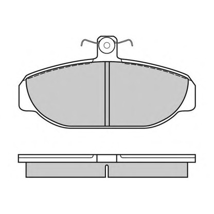 Zdjęcie Zestaw klocków hamulcowych, hamulce tarczowe E.T.F. 120616