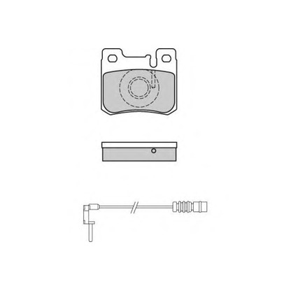 Фото Комплект тормозных колодок, дисковый тормоз E.T.F. 120631