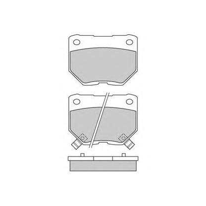 Фото Комплект тормозных колодок, дисковый тормоз E.T.F. 120650