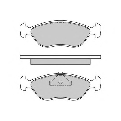 Photo Brake Pad Set, disc brake E.T.F. 120656