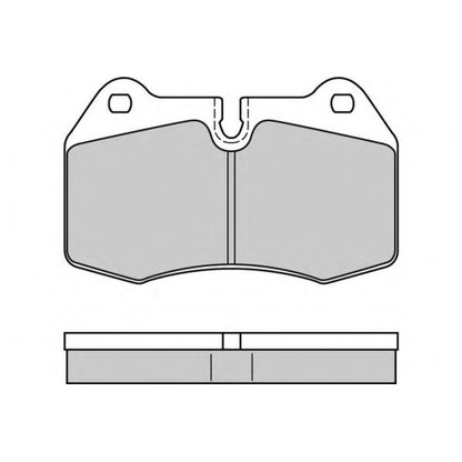 Photo Brake Pad Set, disc brake E.T.F. 120660