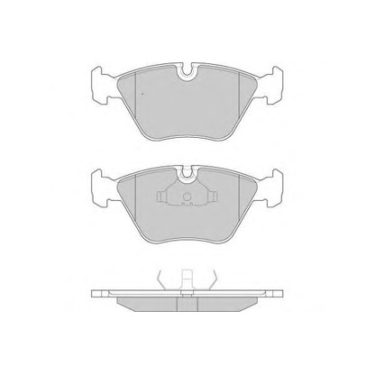 Photo Brake Pad Set, disc brake E.T.F. 120665