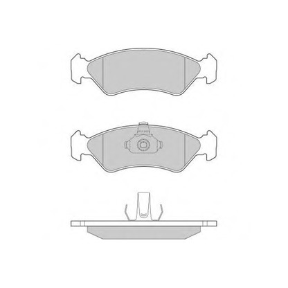 Photo Brake Pad Set, disc brake E.T.F. 120671