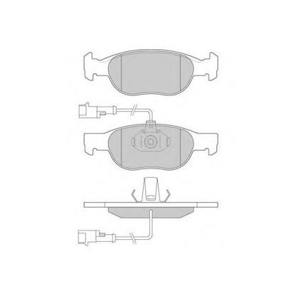 Photo Brake Pad Set, disc brake E.T.F. 120676