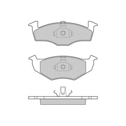 Photo Brake Pad Set, disc brake E.T.F. 120682