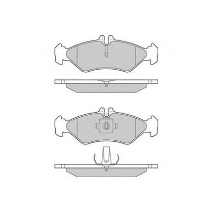 Zdjęcie Zestaw klocków hamulcowych, hamulce tarczowe E.T.F. 120688