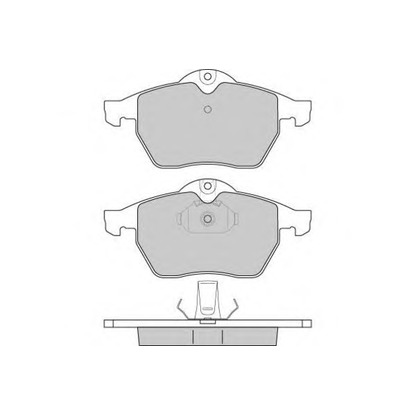 Photo Brake Pad Set, disc brake E.T.F. 120692